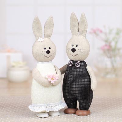Свадебные зайцы жених и невеста – подарок на свадьбу, годовщину